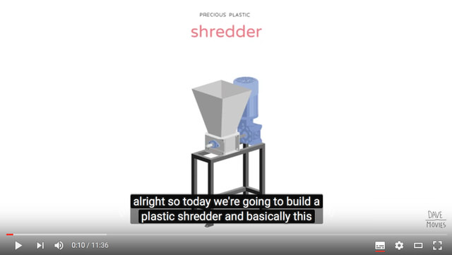 【プラスチック再生のプププ】シュレッダーを作る解説映像