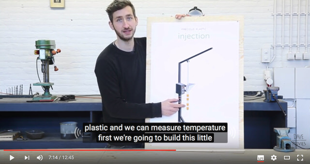 【プラスチック再生のプププ】インジェクションマシン(射出機)を作る解説映像